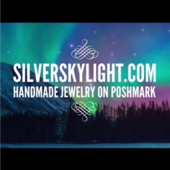 Herkimer diamonds crystal star charm earrings stainless steel post & chains boho - Picture 8 of 8